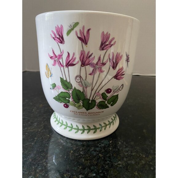 Portmeirion Botanic Garden 6" Vase, Ivy Leaved Cyclamen - Picture 1 of 7